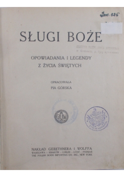 Sługi Boże,  1919 r.