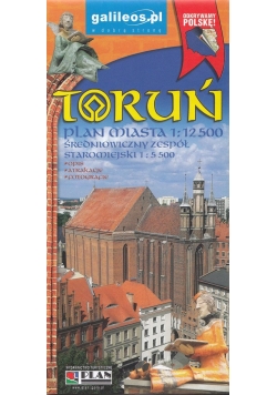 Toruń Plan miasta 1:12 500