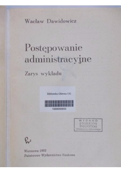 Postępowanie administracyjne