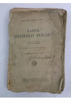 Zarys historji Polski, 1925 r.