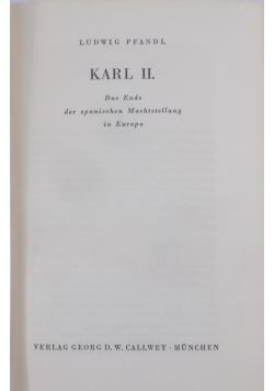 Karl II., 1940r.