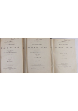 Griechisch-deutsches Handwörterbuch, Tom I-III,1905 r.