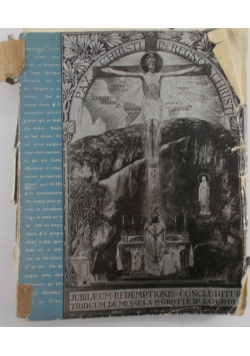 Triduum de cloture du jubilete de la redemption Lourdes, 1935 r.