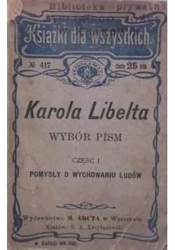 Wybór pism, 1909r