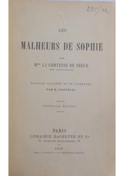 Les Malheurs de sophie, 1918r