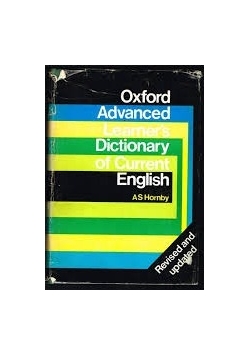 Oxford Advanced Learner's Dictionary of Current English, tom  II