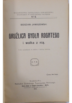 Gruźlica bydła i walka z nią, 1912 r.