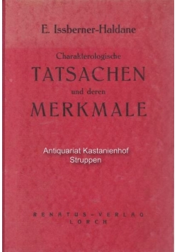 Charakterologische tatsachen und deren merkmale