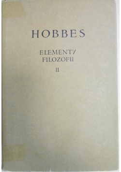 Elementy filozofii, t. II