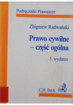 Prawo cywilne - część ogólna