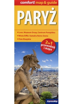 Paryż 2w1 przewodnik i mapa XL