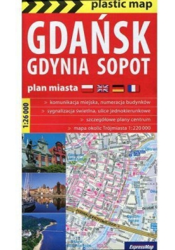 Gdańsk Gdynia Sopot plan miasta 1:26 000