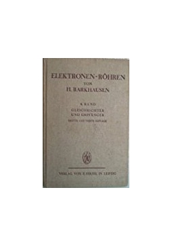 Elektronen Rohren, 1937 r.