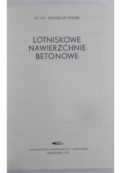 Lotniskowe nawierzchnie betonowe
