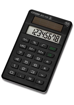 kalkulator biurowy eco Citizen ECC-110 czarny