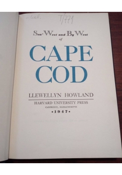 Sou'west and By West of Cape Cod, 1947 r.