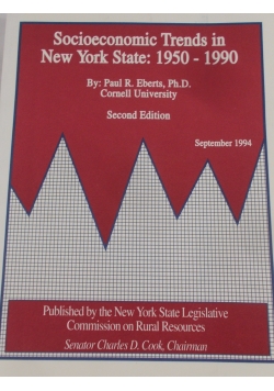 Socioeconomic Trends in New York State : 1950 - 1990
