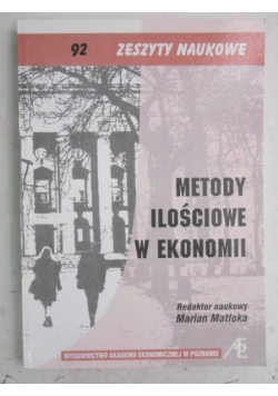 Metody ilościowe w ekonomii