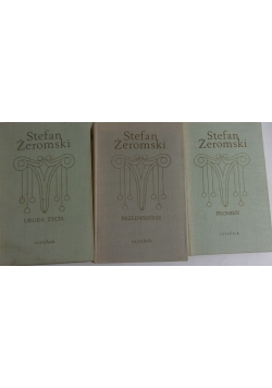 Uroda życia/Przedwiośnie/ Promień, zestaw 3 książek