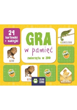 Rosnę i poznaję Gra w pamięć Zwierzęta w Zoo