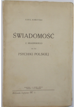 Świadomość Z. Krasińskiego na tle psychiki polskiej, 1914 r