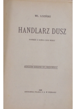 Handlarz Dusz, 1936 r.
