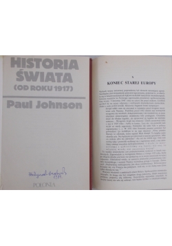 Historia świata ( od roku 1917 ) zestaw 2 książek