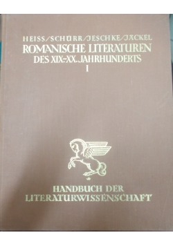 Die Romanischen literaturen des... , 1930 r.