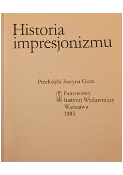 Historia impresjonizmu