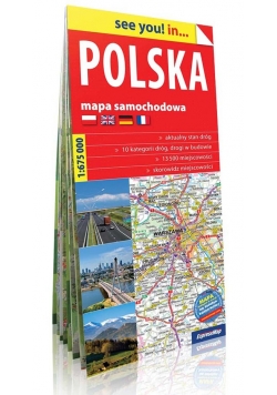 Polska see you! mapa samochodowa Polski