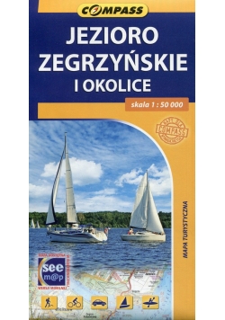 Jezioro Zegrzyńskie i okolice mapa turystyczna 1:50 000