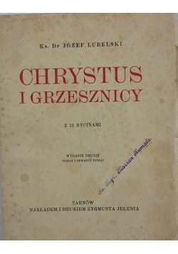 Chrystus i grzesznicy, 1928 r.