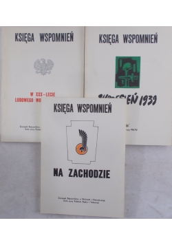 Księga wspomnień, zestaw 3 książek