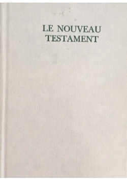 Le Nouveau Testament