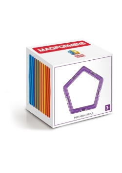Klocki magnetyczne 3D Magformers Pięciokąty 12 elementów