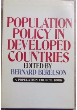 Population Policy in Developed Countries