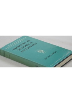 Problems of historical psychology