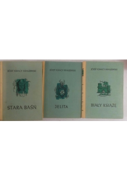 Zestaw trzech książek-Biały książę/Jelita/Stara baśń