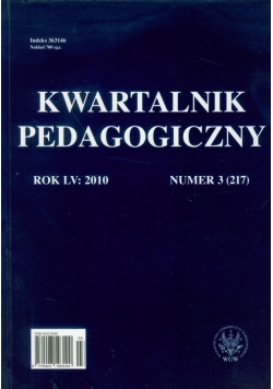Kwartalnik pedagogiczny nr 3/2010