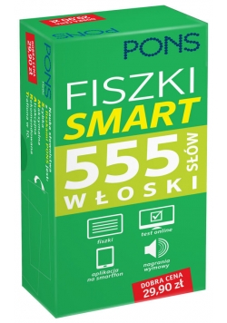 Fiszki Smart 555 słów Włoski
