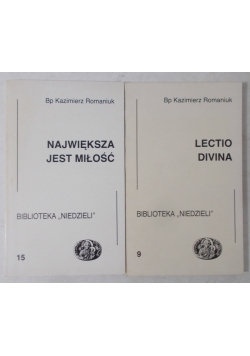 Lectio Divina/ Największa jest miłość
