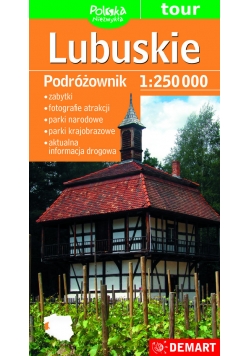 Województwo lubuskie podróżownik 1:250 000