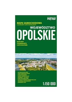 Mapa Woj. Opolskiego - Admio-Sama 1:150 000
