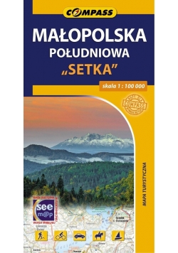 Małopolska południowa "Setka" Mapa turystyczna 1:100 000
