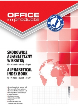Skorowidz OFFICE PRODUCTS A5 w kratkę