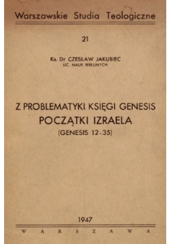 Z problematyki Księgi Genesis, 1947 r.