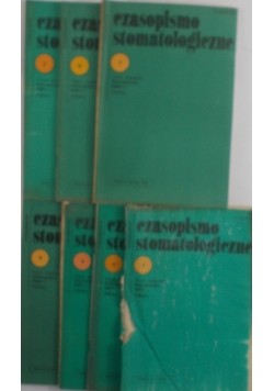 Czasopismo stomatologiczne, zestaw 7 książek