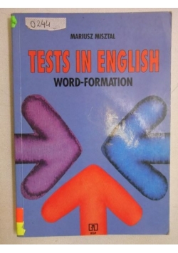 Tests in English: Word-Formation