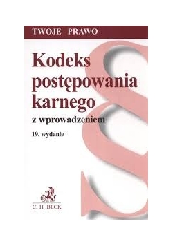 Kodeks postępowania karnego z  wprowadzeniem