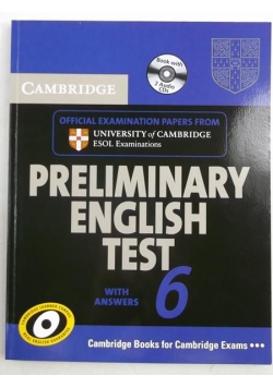 Cambridge Preliminary English Test 6 + CD